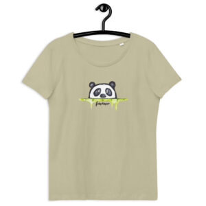 "Panda" auf tailliertem Shirt