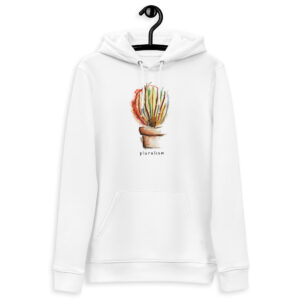 "Pluralism" auf Hoodie