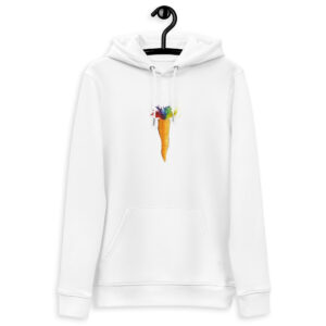 Karotte auf Pullover